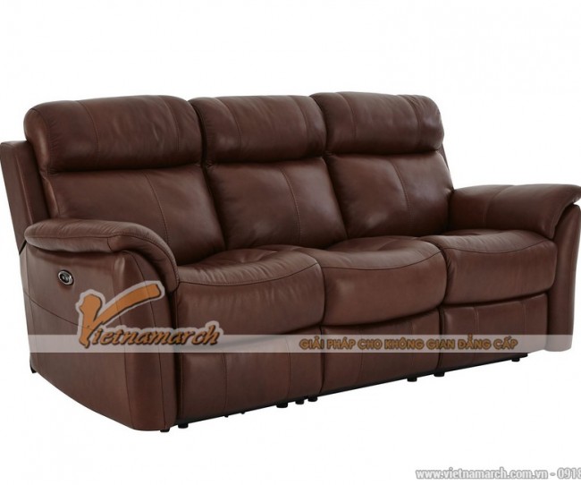 Mẫu ghế sofa da văng lý tưởng cho không gian phòng khách – Mã: SDV-075