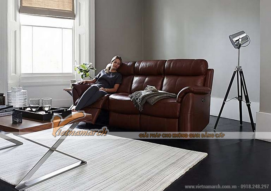 Mẫu ghế sofa da văng lý tưởng cho không gian phòng khách – Mã: SDV-075 > Mẫu ghế sofa da văng lý tưởng cho không gian phòng khách - 06