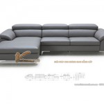 Mẫu ghế sofa góc da nhập khẩu công nghệ Đài Loan – Mã: SDG-054