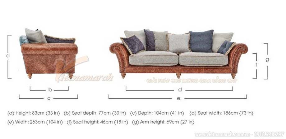 Mẫu ghế sofa thấp bọc da cổ điển nhập khẩu Ấn Độ – Mã: SDC-055 > Mẫu ghế sofa thấp bọc da phần khung dưới nhập khẩu Ấn Độ - 06