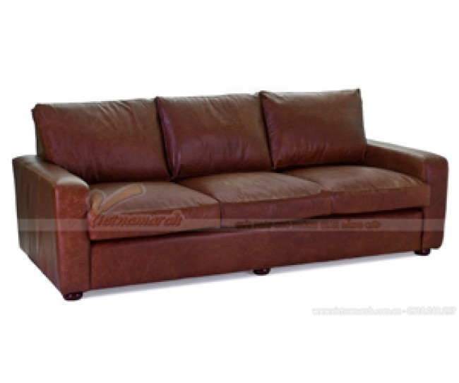 Mẫu ghế sofa văng chất liệu da nhập khẩu từ Úc – Mã: SDV-083