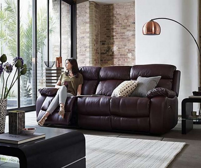 Mẫu ghế sofa văng chất liệu da thật cho phòng khách sang trọng nhập khẩu từ Ý – Mã: SDV-076