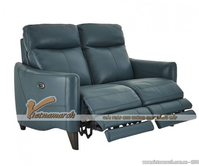 Mẫu ghế sofa văng da nhập khẩu Hàn Quốc kiểu dáng trẻ trung – Mã: SDV-055