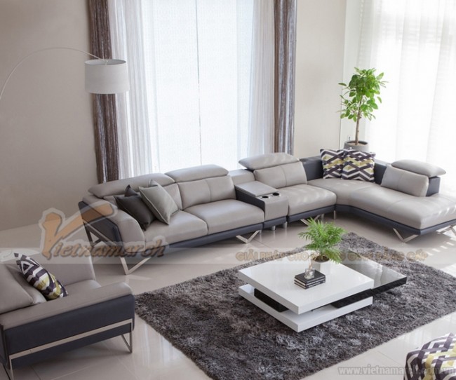Mẫu sofa góc Hàn Quốc hiện đại cho nhà thêm sang Mã: SDG-016