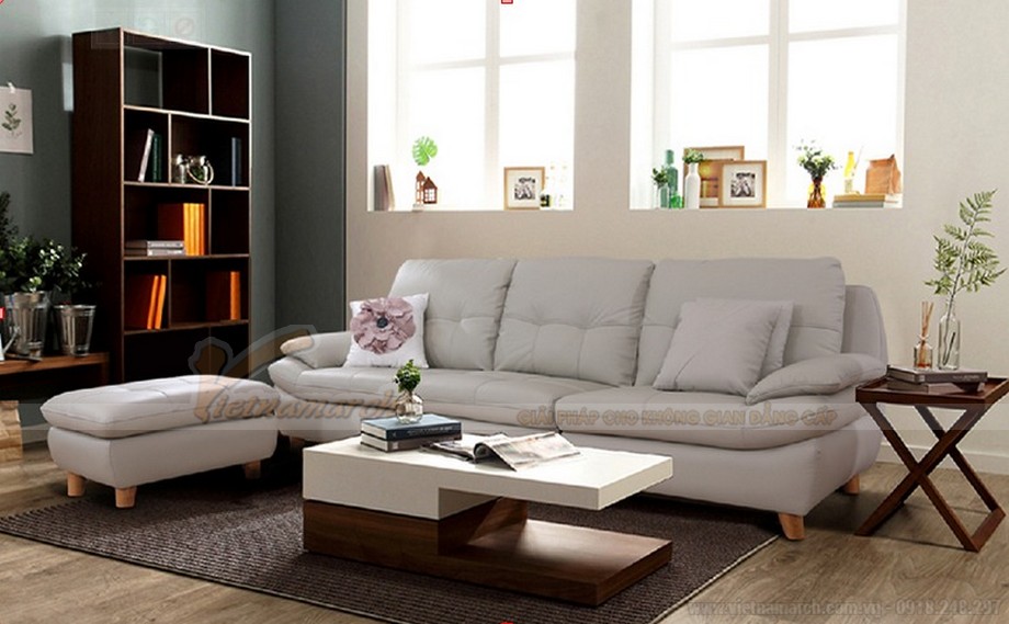 Cách lựa chọn, bài trí ghế sofa cho phòng khách chung cư diện tích 15 – 20m2 > Cách lựa chọn ghế sofa phòng khách chung cư diện tích 15 - 20m2 - 01