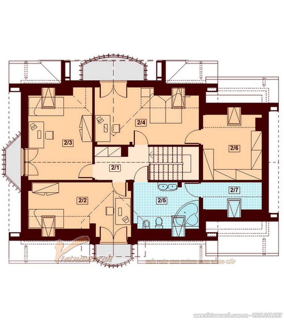 Mẫu nhà cấp 4 mái thái, 2 tầng hiện đại nhà anh Hùng – Lạng Sơn > thiet-ke-nha-cap-4_14