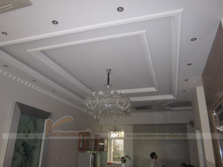 Tấm trần thạch cao phủ nhựa PVC Copra VT48-04