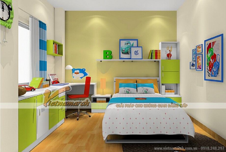 Các mẫu trần thạch cao phòng ngủ đẹp phù hợp với từng độ tuổi > Trần thạch cao phòng ngủ trẻ em