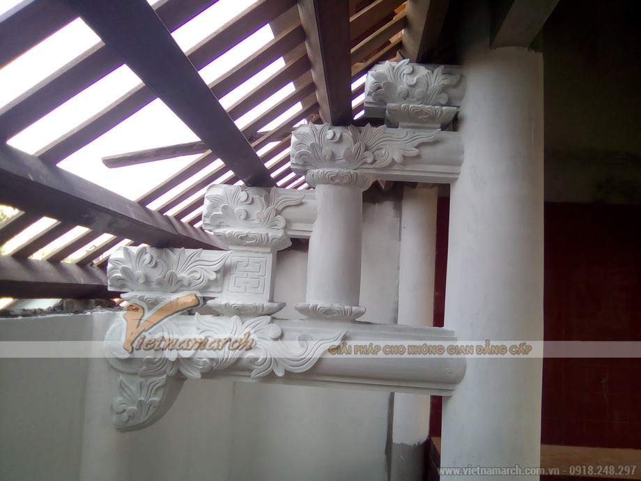 Thi công xây dựng chùa Sùng Ngọc tại Hải Dương ( P2) – chùa bê tông giả gỗ > thi-cong-xay-dung-chua-sung-phuc-tai-hai-duong06