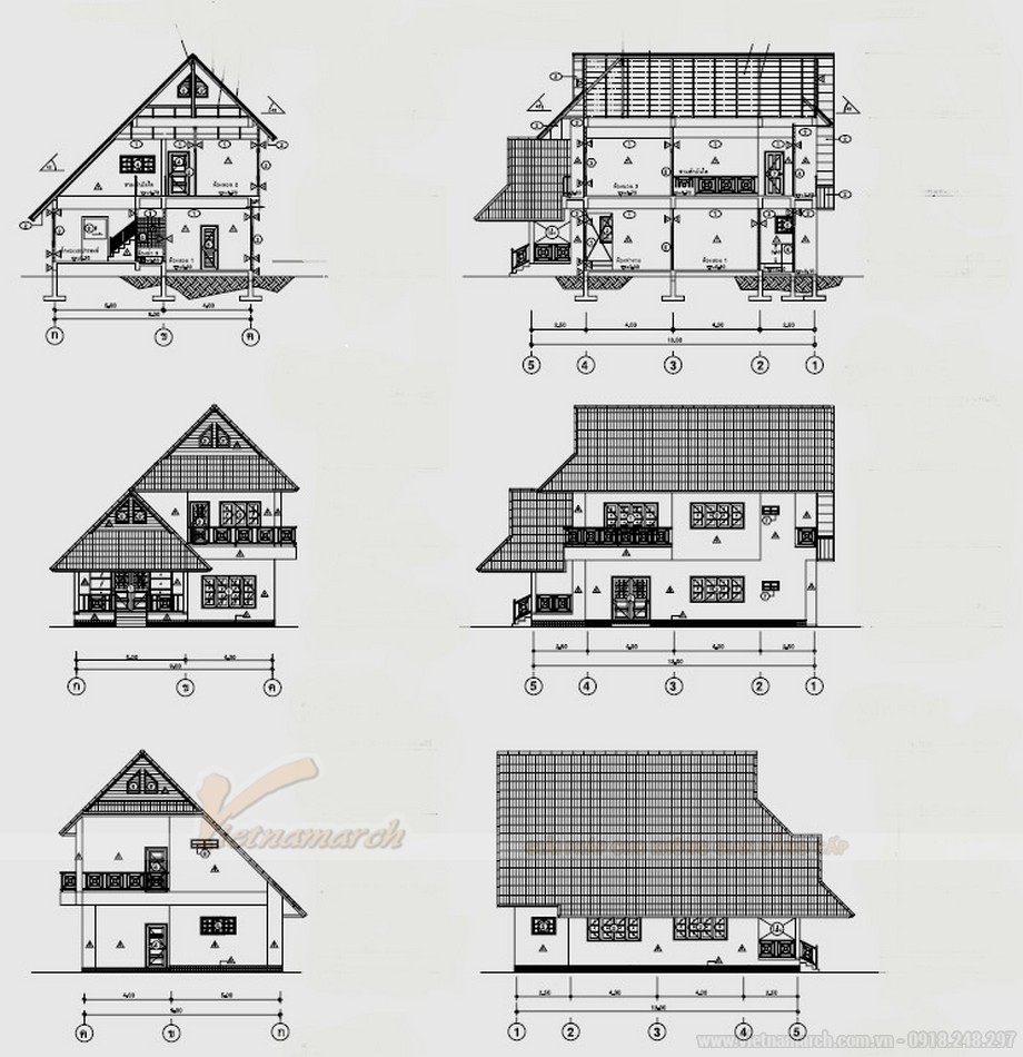 Thiết kế nhà đẹp 2 tầng mái thái cho nhà chú Phúc tại Sapa – Lào Cai > thiet-ke-nha-2-tang-mai-thai-nha-chu-phuc-lao-cai02