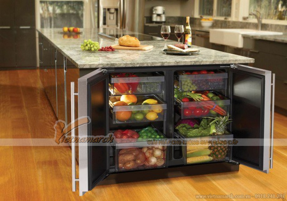 Những mẫu tủ bếp có ngăn kéo tiện lợi không thể thiếu trong căn bếp nhà bạn > tu-bep-07