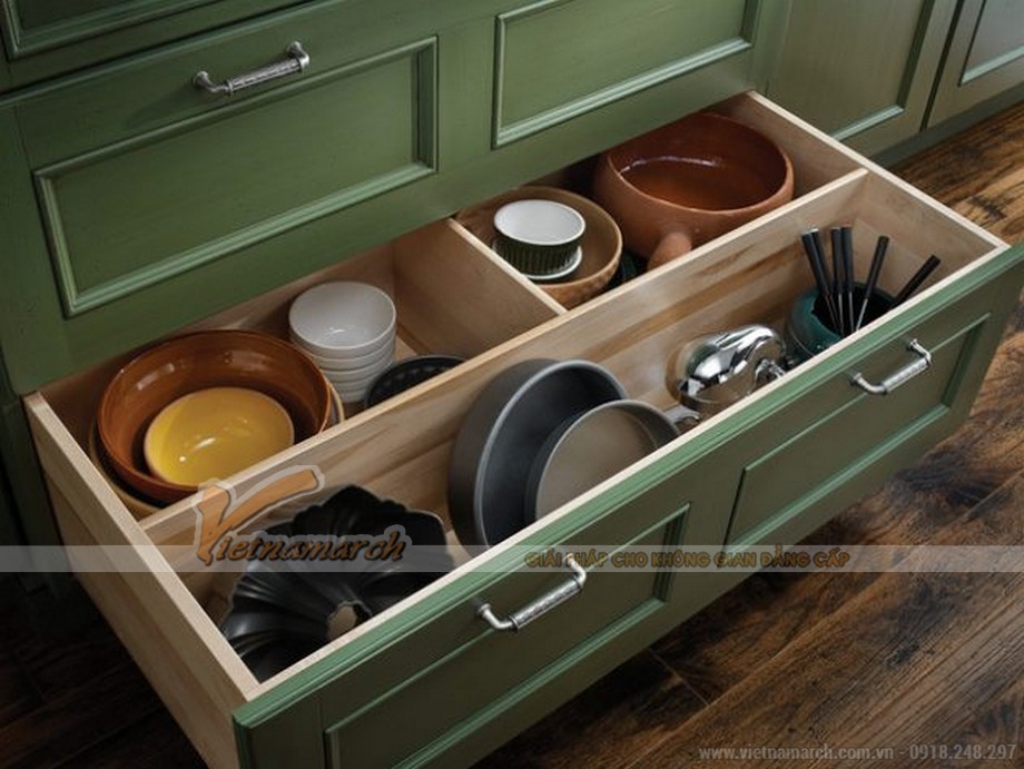 Những mẫu tủ bếp có ngăn kéo tiện lợi không thể thiếu trong căn bếp nhà bạn > tu-bep-12