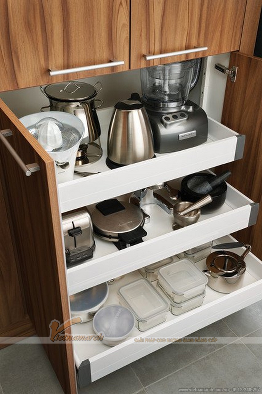 Những mẫu tủ bếp có ngăn kéo tiện lợi không thể thiếu trong căn bếp nhà bạn > tu-bep-13