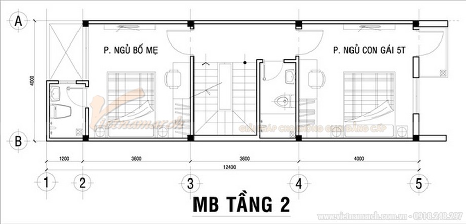 Thiết kế kiến trúc, nội thất cho nhà ống mặt tiền 4m cho nhà anh Hòa tại Hưng Yên > thiet-ke-kien-truc-noi-that-cho-nha-ong-mat-tien-4m03