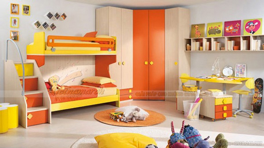 Thiết kế phòng ngủ cho trẻ cực kì sáng tạo dành riêng cho biệt thự Hoa Lan > thiet-ke-phong-ngu-cho-tre-cuc-ky-sang-tao-danh-rieng-cho-biet-thu-hoa-lan02