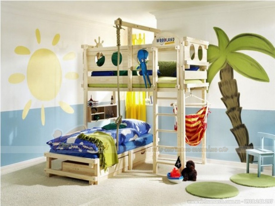 Thiết kế phòng ngủ cho trẻ cực kì sáng tạo dành riêng cho biệt thự Hoa Lan > thiet-ke-phong-ngu-cho-tre-cuc-ky-sang-tao-danh-rieng-cho-biet-thu-hoa-lan05