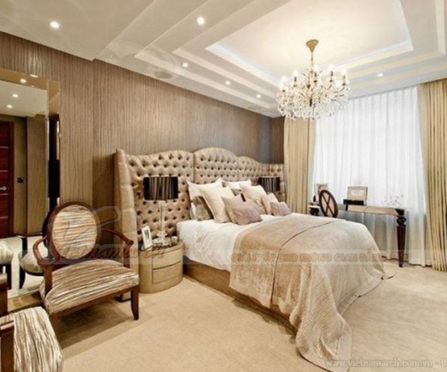 Phương án thiết kế nội thất phòng ngủ dành riêng cho căn hộ Vinhomes Skylake