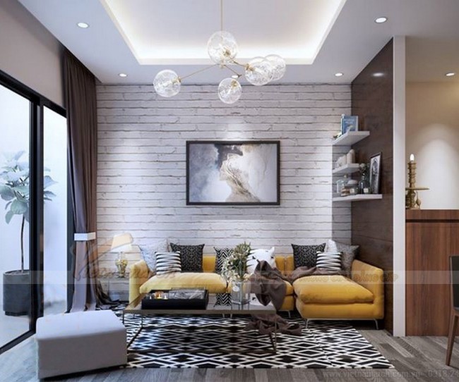Thiết kế nội thất hiện đại cho căn hộ nhỏ chung cư Vinhomes Skylake