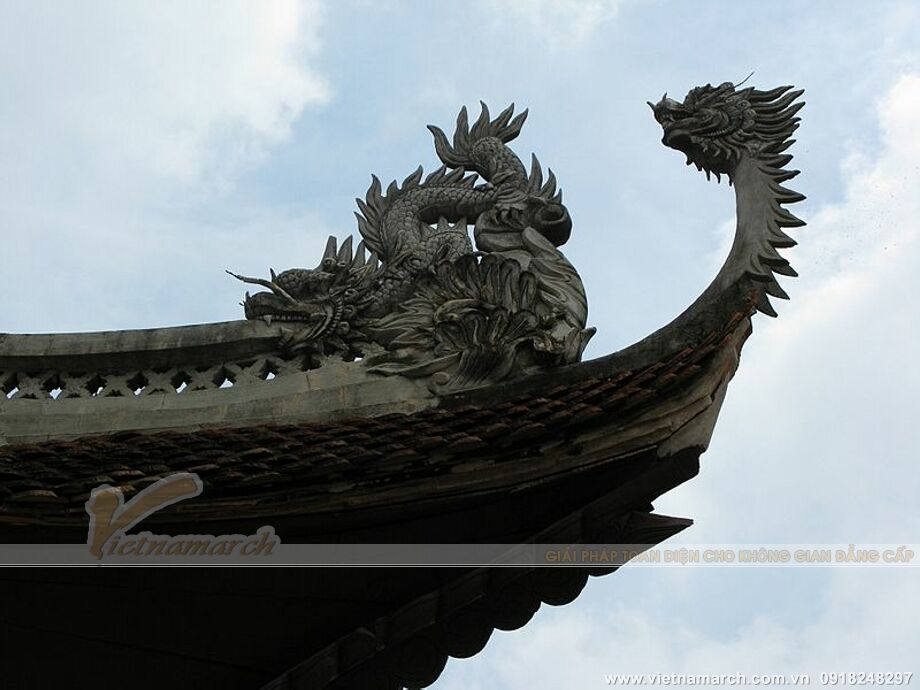 Quy thức trong kiến trúc truyền thống Việt Nam > Tầu đao quật ở góc mái
