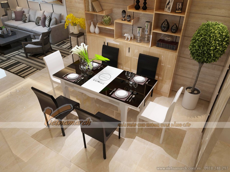 Những mẫu bàn ăn hiện đại, đơn giản phù hợp với mọi không gian > ban-an-hien-dai-don-gian-phu-hop-voi-moi-khong-gian-04