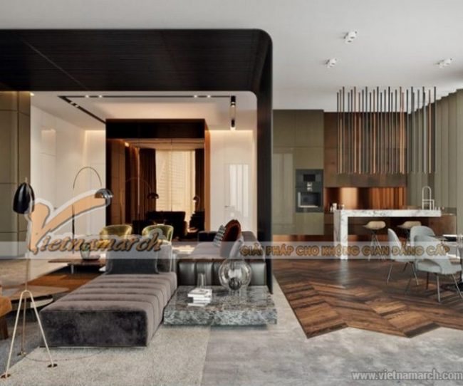 PHƯƠNG ÁN: thiết kế nội thất hiện đại cho căn hộ Park 11 chung cư Park Hill – Times City