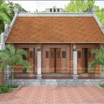 Tư vấn thiết kế nhà thờ tổ 3 gian – 2 mái cổ kính cho nhà anh Tùng tại Vĩnh Phúc