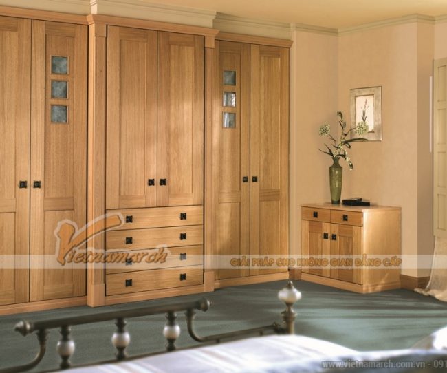 Tủ quần áo gỗ với công năng tuyệt vời cho phòng ngủ