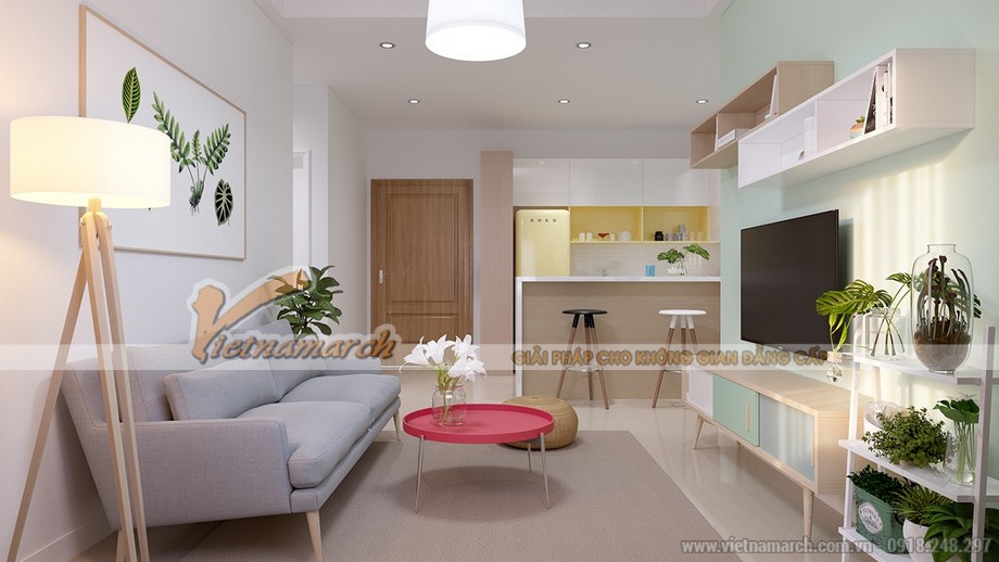 Ý tưởng thiết kế nội thất chung cư Park Hill phong cách Scandinavian > Thiết kế nội thất căn hộ Park Hill