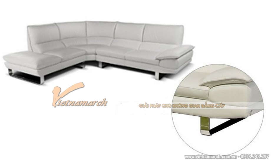 Bộ ghế Sofa góc Italia thiết kế hiện đại, trẻ trung