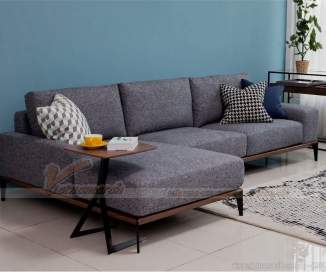 Mẫu sofa nỉ đẹp, hiện đại nhập khẩu từ Malaysia