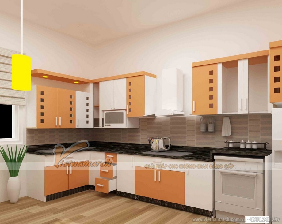Những mẫu tủ bếp đẹp lung linh cho căn nhà chung cư hiện đại > mau-tu-bep-dep-lung-linh-07