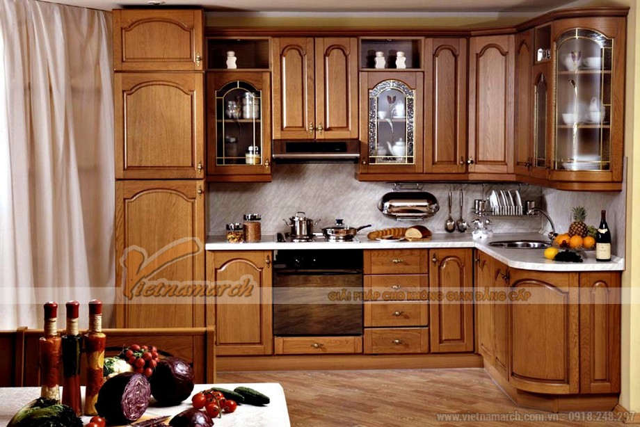 Những mẫu tủ bếp cao cấp bằng gỗ giáng hương > Mau-tu-bep-giang-huong-01