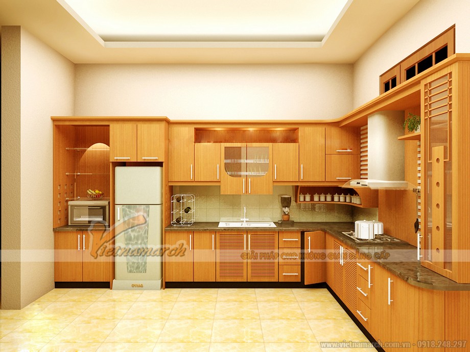 Những mẫu tủ bếp đẹp lung linh cho căn nhà chung cư hiện đại > mau-tu-bep-dep-lung-linh-06