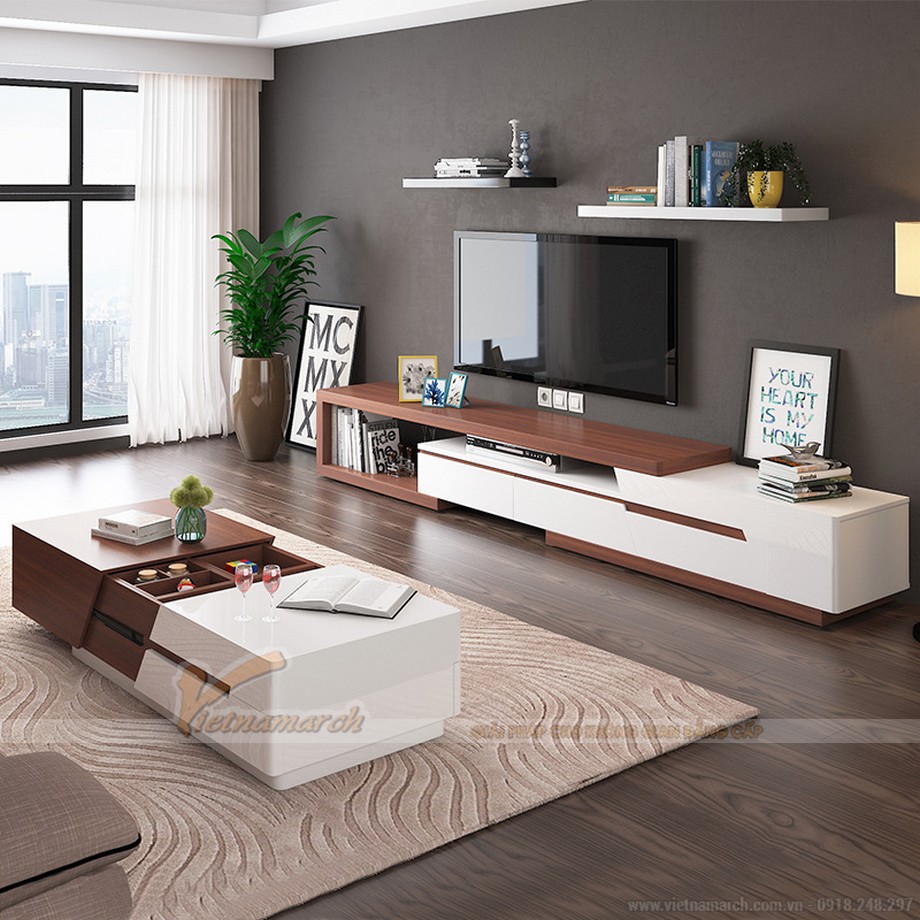 Tổng hợp những mẫu tủ Kệ tivi đẹp dành riêng cho các căn nhà chung cư > Kệ tivi dành riêng cho các căn nhà chung cư
