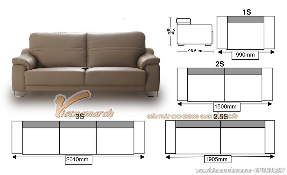Mẫu sofa nhập khẩu Malaysia tựa cao cho phòng khách hiện đại 