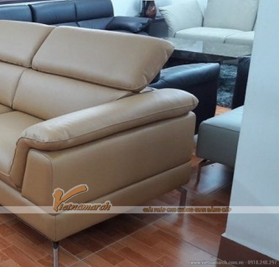 Ngắm nhìn mẫu sofa da góc Italia cho phòng khách ấn tượng