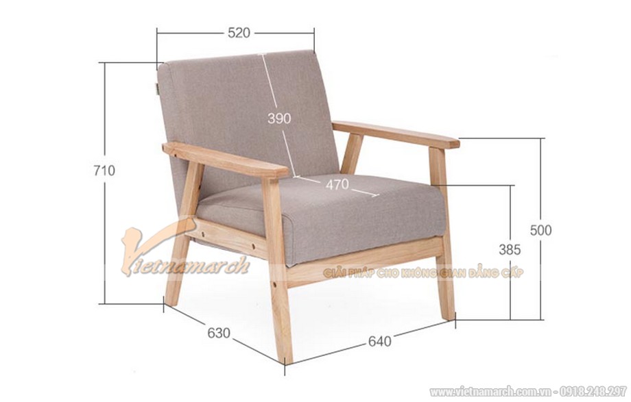 Mẫu ghế sofa đơn giản nhưng cực kì thanh lịch làm bao khách hàng chao đảo Mã: NV320 > Mau-ghe-sofa-go-thanh-lich-1