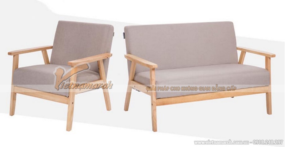 Mẫu ghế sofa đơn giản nhưng cực kì thanh lịch làm bao khách hàng chao đảo Mã: NV320 > Mau-ghe-sofa-go-thanh-lich-1