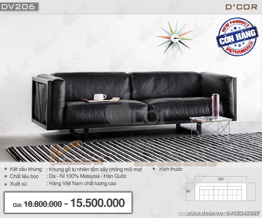 Mẫu ghế sofa văng DV206 trẻ trung, hiện đại đang nổi bần bật tại Vietnamarch > mau-sofa-vang-dv206-tre-trung-hien-dai