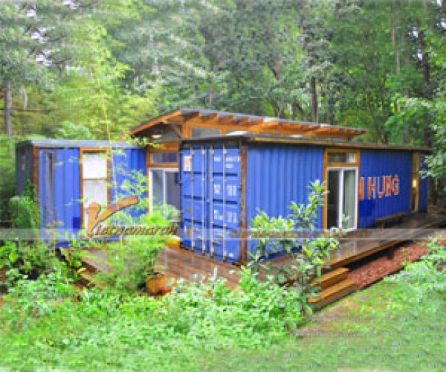 Thăm ngôi nhà container thân thiện nằm giữa rừng sinh thái.