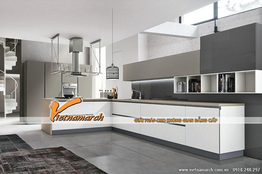 Gợi ý những mẫu tủ bếp cao cấp màu trắng đẹp tinh tế cho không gian bếp hiện đại > tu-bep-mau-trang-dep-tinh-te-06