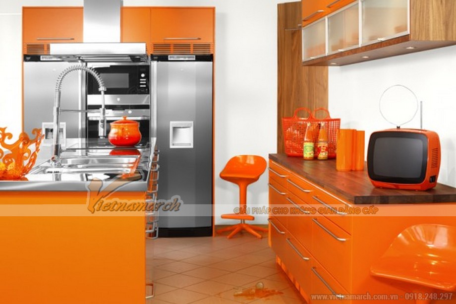 Tổng hợp những mẫu tủ bếp nhiều màu sắc cực ấn tượng > tu-bep-nhieu-mau-sac-05