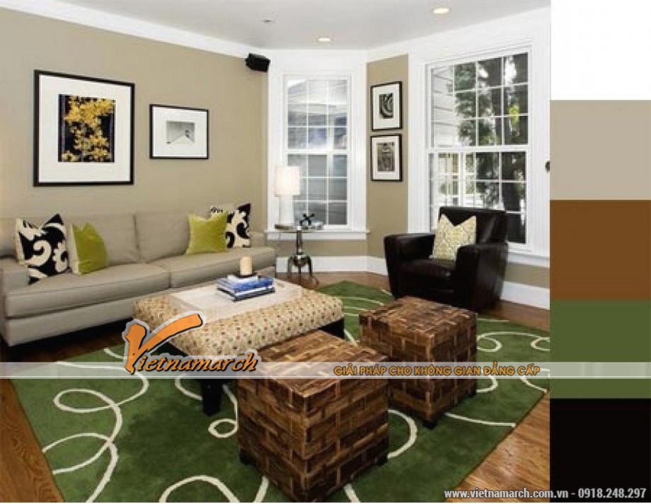 Bí quyết chọn thảm trải sàn tạo điểm nhấn cho phòng khách > Thảm trải sàn