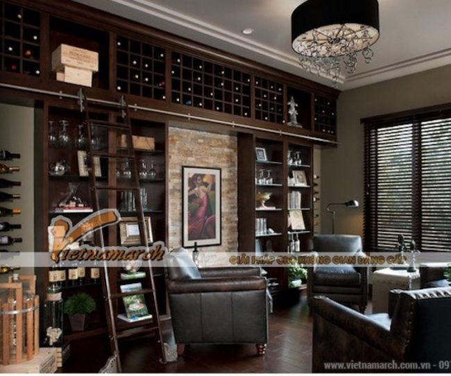 Tuyệt chiêu lựa chọn tủ rượu phù hợp với mọi không gian phòng khách