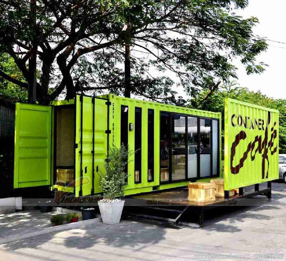 Thiết kế nhà ở Container cho các khu nghỉ dưỡng, resort > Ấn tượng với thiết kế nhà khách từ container