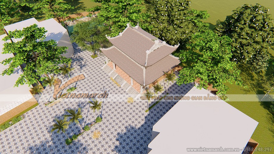 Nhà thờ bê tông giả gỗ của dòng họ Phan tại Thạch Thành