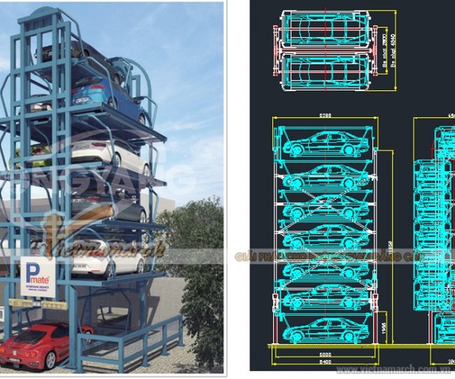8 hệ thống bãi đỗ xe tự động phù hợp cho khu đất hẹp