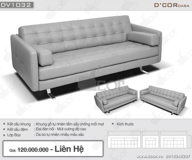 Sofa phòng khách cao cấp DV 1032 Minerva Italia- Mê mẩn mọi ánh nhìn
