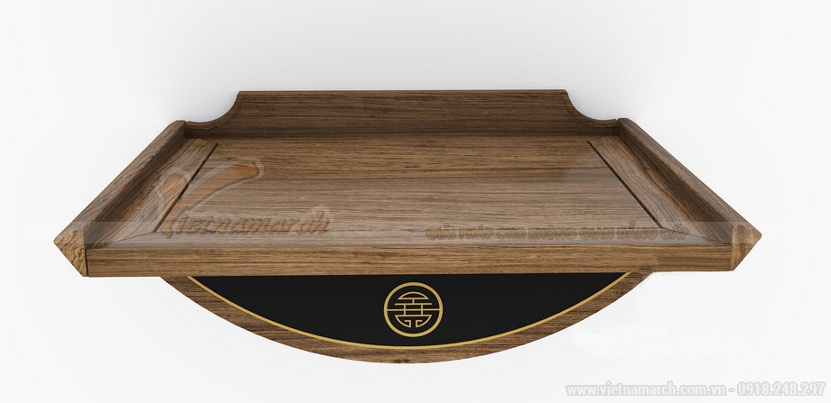mẫu bàn thờ treo gỗ hương 59x97 cm 1