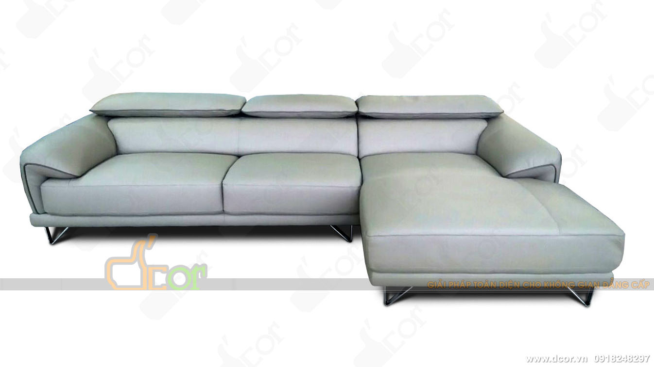 Ngất ngây với mẫu sofa da phòng khách cao cấp Malaysia DG704 sang chảnh